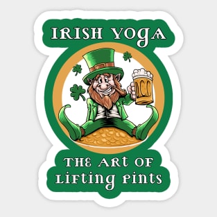 Irish Yoga Sticker